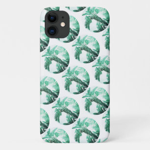 Blassgrünes Bananenbaum Leaf iPhone 11 Fall Case-Mate iPhone Hülle
