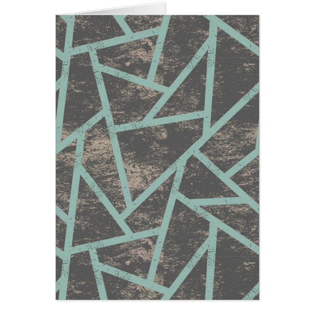 Blassgrünes und graues Mosaikmuster (Vorne)