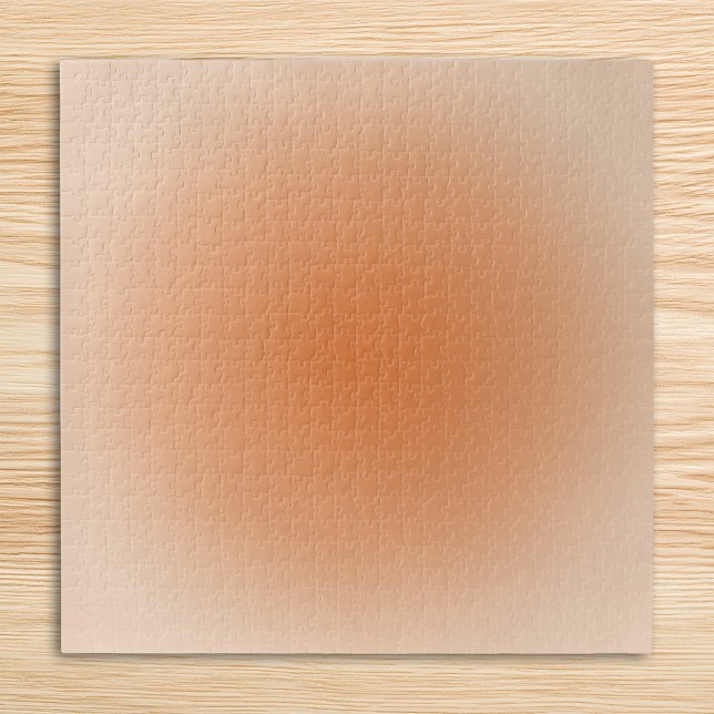 Blassorange Aura Ombre (Pale Orange Aura Ombre Jigsaw Puzzle)