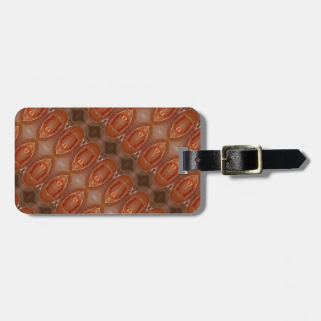 Blasspeach Ikat 5 Gepäckanhänger (Vorderseite horizontal)