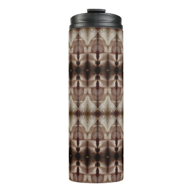 Blasspeachy Fog Ikat 3 Thermosbecher (Vorderseite)