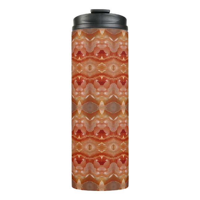 Blasspeachy Ikat 4 Thermosbecher (Vorderseite)