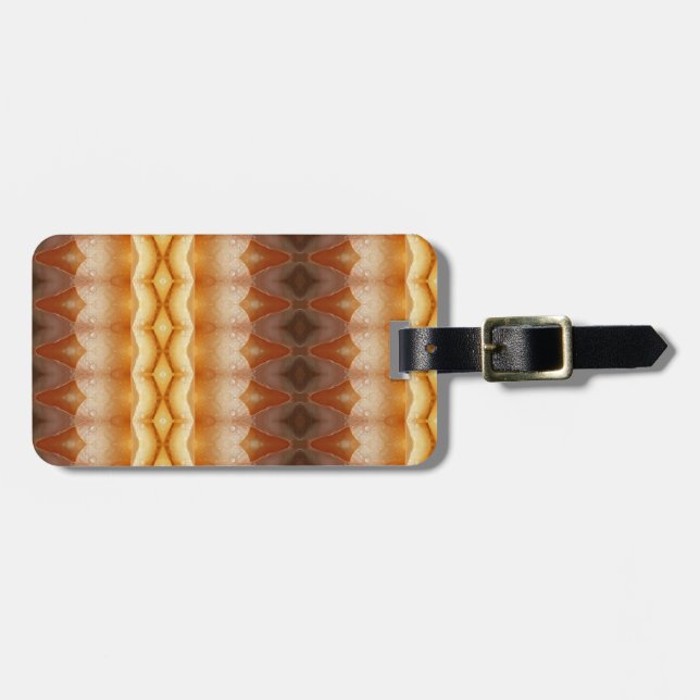 Blasspeachy Ikat 6 Gepäckanhänger (Vorderseite horizontal)