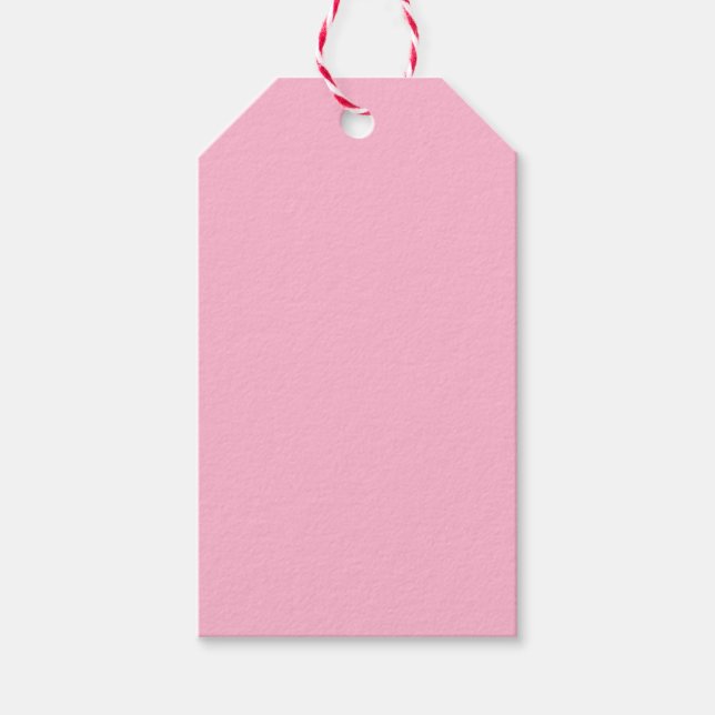 Blasspink Geschenkanhänger (Vorderseite)