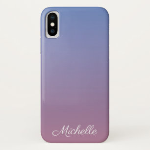 Blassrosa und blaue Gradientenombre Case-Mate iPhone Hülle