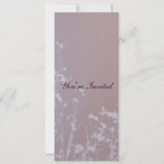 Blassrosa und Lila Einladung