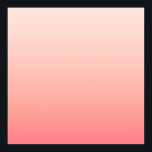 Blassrosa und pfirsichfarbener Verlauf Poster<br><div class="desc">Die Farben sind blassrosa und pfirsichfarben.</div>