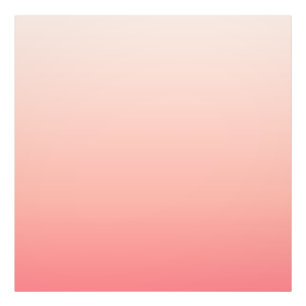Blassrosa und Pfirsichverlauf Fotodruck