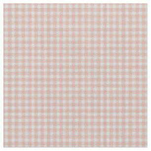 Blassrosa und weiß kariertes Gingham-Karo Stoff