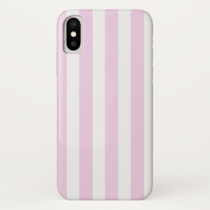 Blassrosa und weiße Streifen aus Süßigkeiten Case-Mate iPhone Hülle