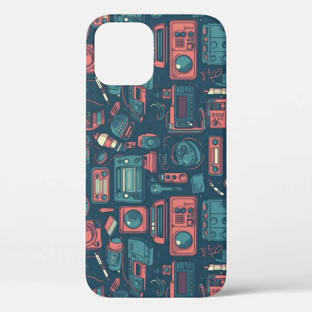 Blast From the Past: 80's Tech Case-Mate iPhone Hülle (Rückseite)
