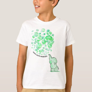 Bläst grüne Ballons für psychische Gesundheit T-Shirt