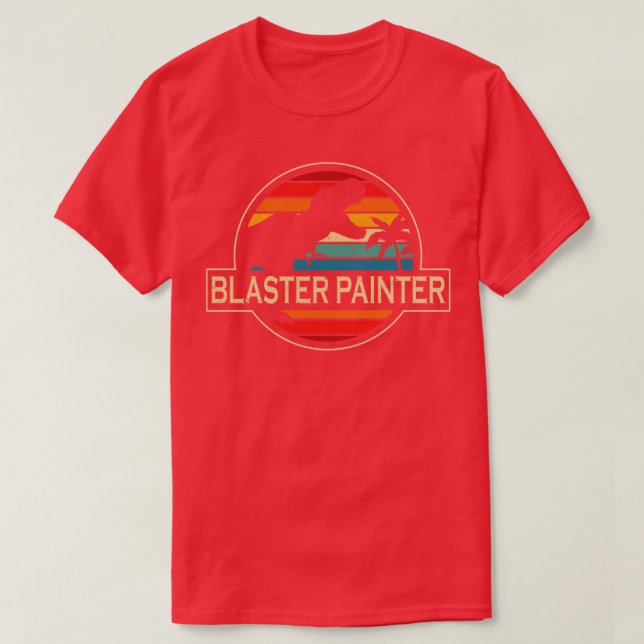 Blaster Painter Dinosaur T-Shirt (Design vorne)