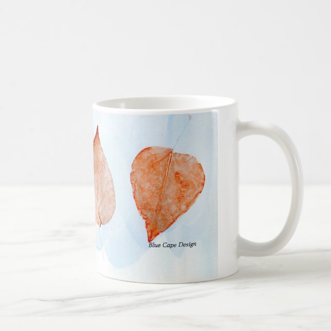 Blatt-Druck Kaffeetasse (Rechts)