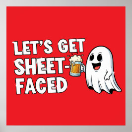 Blatt-Faced T-Shirt Poster