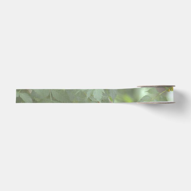 Blatt-Foto-Schleife Ripsband (Vorderseite)