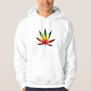 Blatt-Gewohnheit coolster Reggae-jamaikanische Hoodie