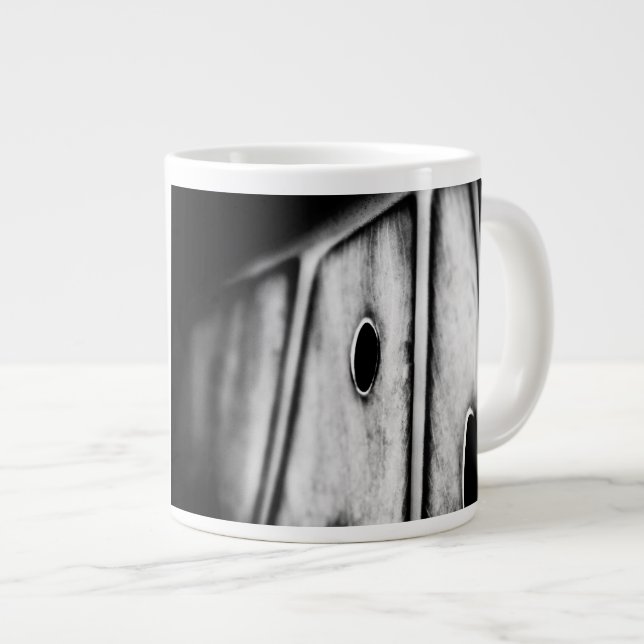 Blatt ist Zuhause Jumbo-Tasse (Vorderseite Rechts)