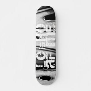 Blatt ist Zuhause Skateboard
