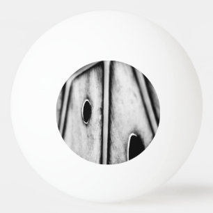 Blatt ist Zuhause Tischtennisball