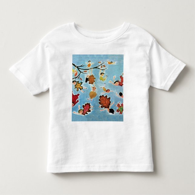 Blatt-Kinder Kleinkind T-shirt (Vorderseite)