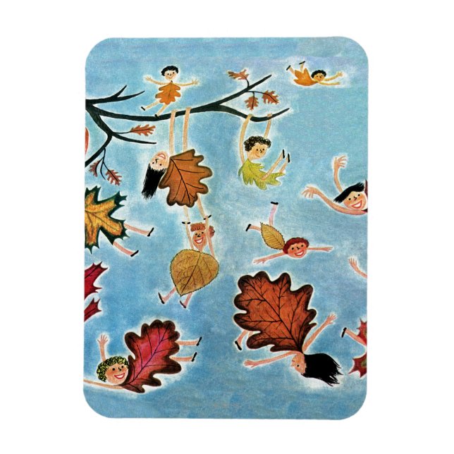 Blatt Kinder Magnet (Vertikal)