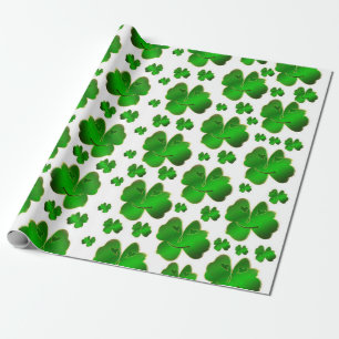 Blatt, Klee, Glück, Pflanze, Grün, Kleeblatt, Natu Geschenkpapier