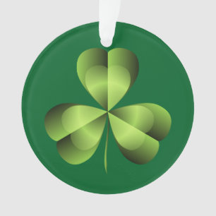 Blatt-Klee-Grafik des Kleeblatt-drei Ornament