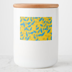 Blatt Lebensmitteletikett