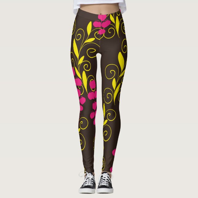 Blatt Leggings (Vorderseite)