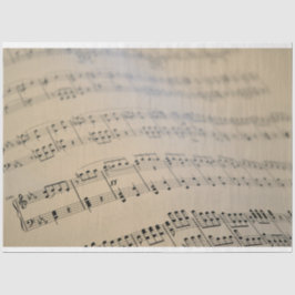 Blatt Musikdokument Hintergrund 2 Decoupage Seidenpapier