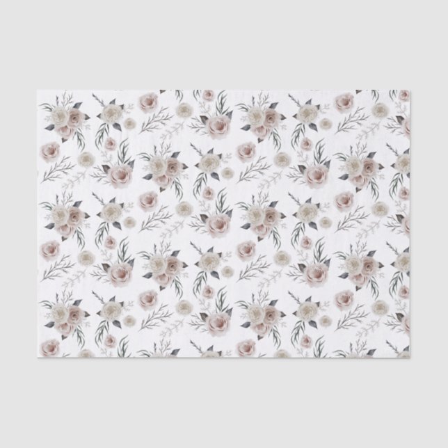Blatt Papier für Blumengewebe und Botanisches Gewe (Vorderseite)