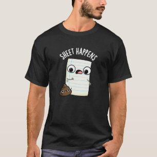 Blatt passiert Funny Paper Pub Dark BG T-Shirt