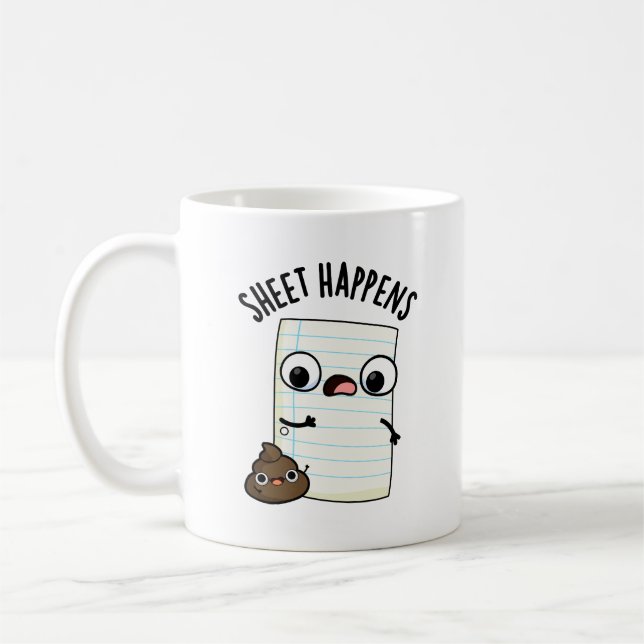 Blatt passiert Funny Paper Puff Kaffeetasse (Links)