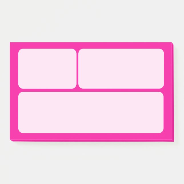 Blatt Post-it Klebezettel (Vorderseite)