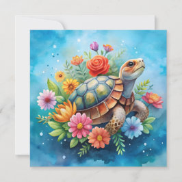 Blatt-Schildkröte Einladung