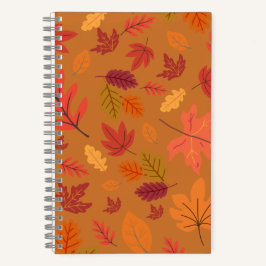 Blattcollage-Notizbuch Naturinspirierte Vorder- un Notizbuch