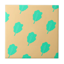 Blattdesign Fliese