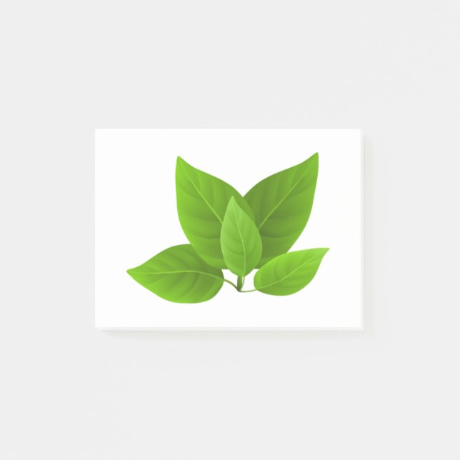 Blattdesign Post-it Klebezettel (Vorderseite)