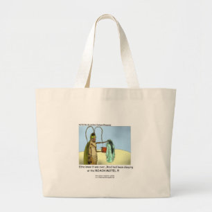Blatte piège dessin animé sur un grand sac fourre-