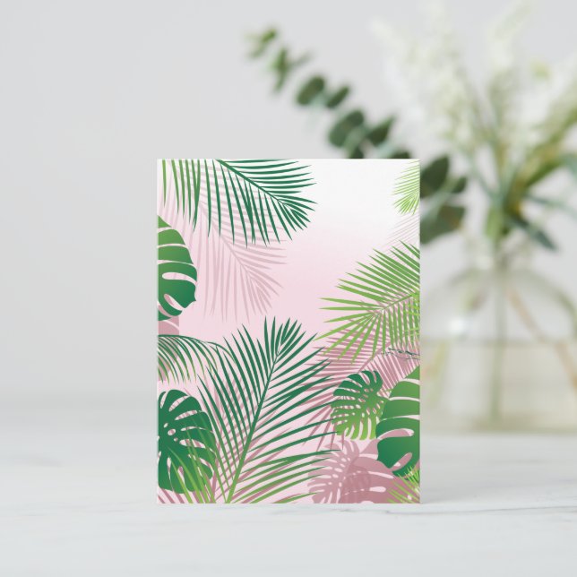 BLÄTTER 1 FEIERTAGSPOSTKARTE (Stehend Vorderseite)