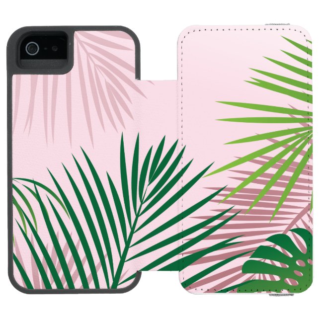 BLÄTTER 1 INCIPIO iPhone Geldbeutel-Hülle (Folio Geöffnet)