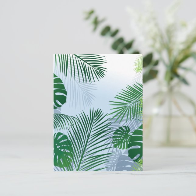 BLÄTTER 3 POSTKARTE (Stehend Vorderseite)