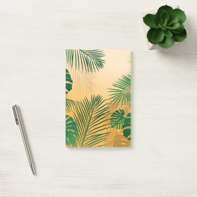 BLÄTTER 4 POST-IT KLEBEZETTEL (Büro)