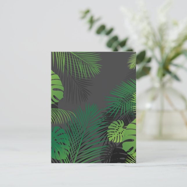 BLÄTTER 5 POSTKARTE (Stehend Vorderseite)