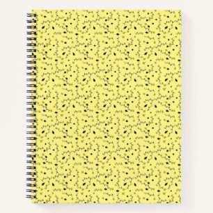 Blätter art green fashion Gelb Notebook Notizbuch