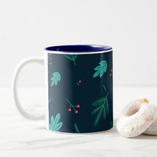 Blätter Art Zweifarbige Tasse