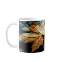 Blätter auf dem Fluss