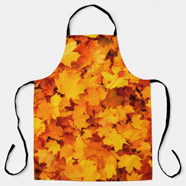 Blätter aus Herbstblättern Schürze (Vorderseite)