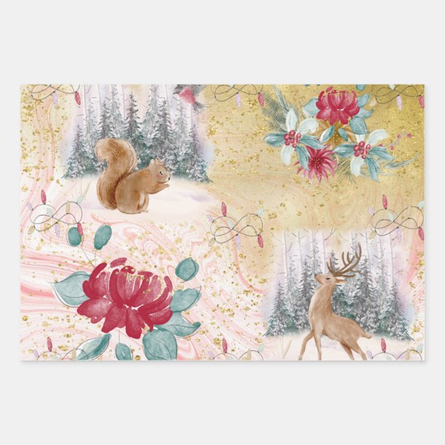 Blätter aus Weihnachtsblättern (Vorderseite 2)